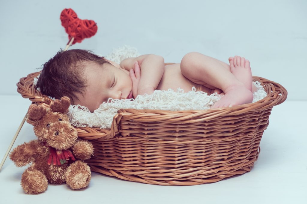 Canva Newborn Baby in a Basket Babies In Need
